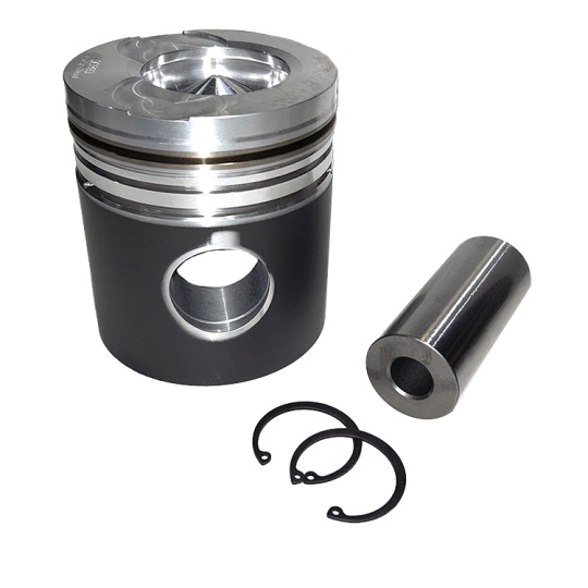 PISTON WITH PIN AND CLIPS - STD DOOSAN DE12TI, D2366.  