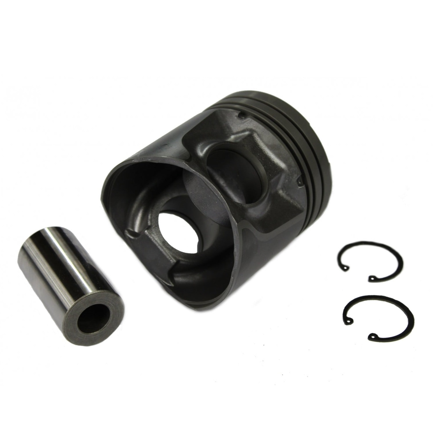 PISTON WITH PIN AND CLIPS, STD JCB